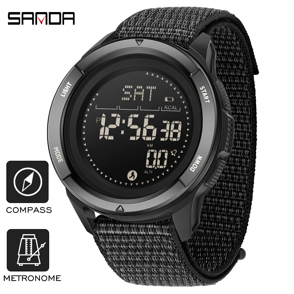 Metronome Digital - Брендовые электронные часы SANDA, мужские спортивные