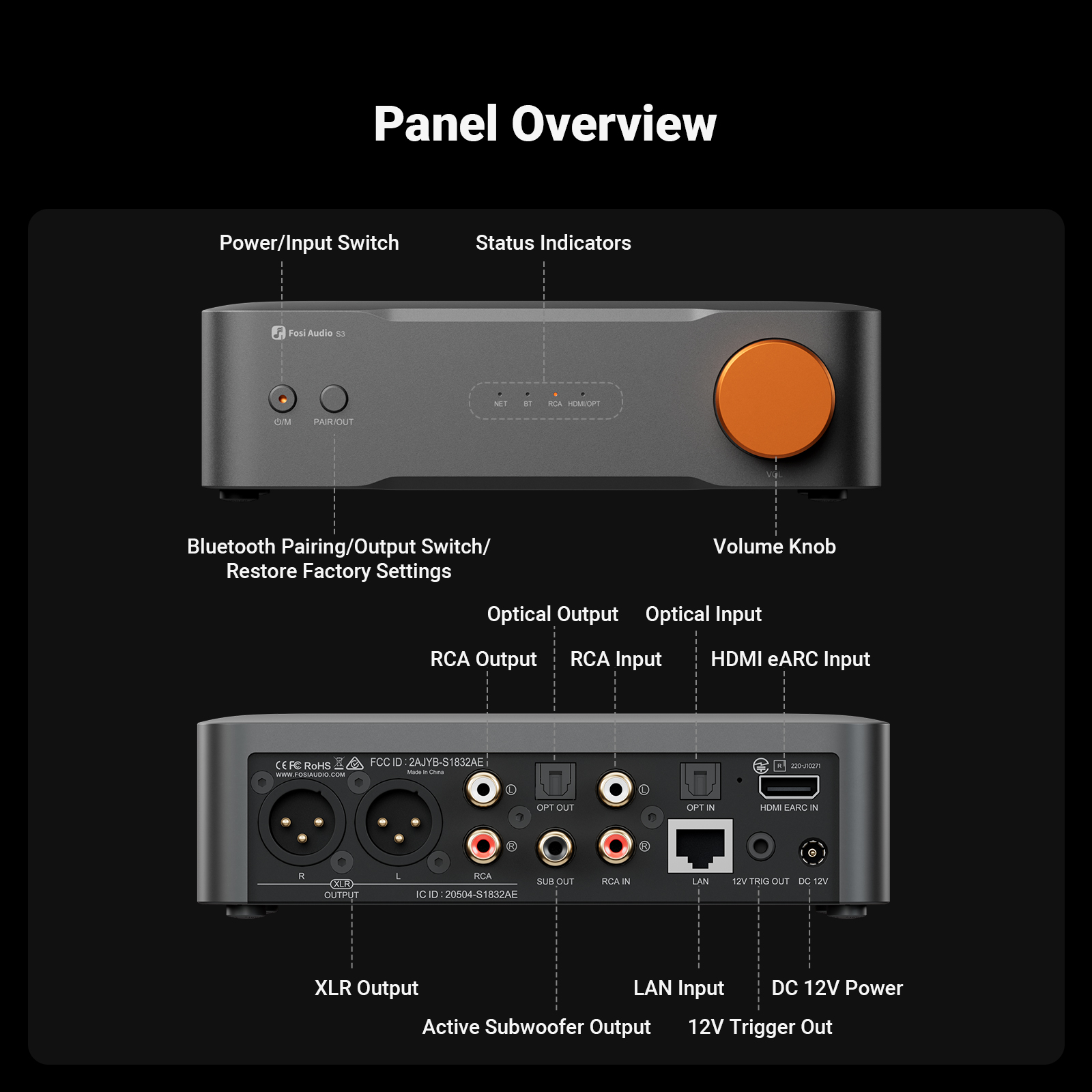 Audio Music Play - Музыкальный стример Fosi Audio Hi-Res с