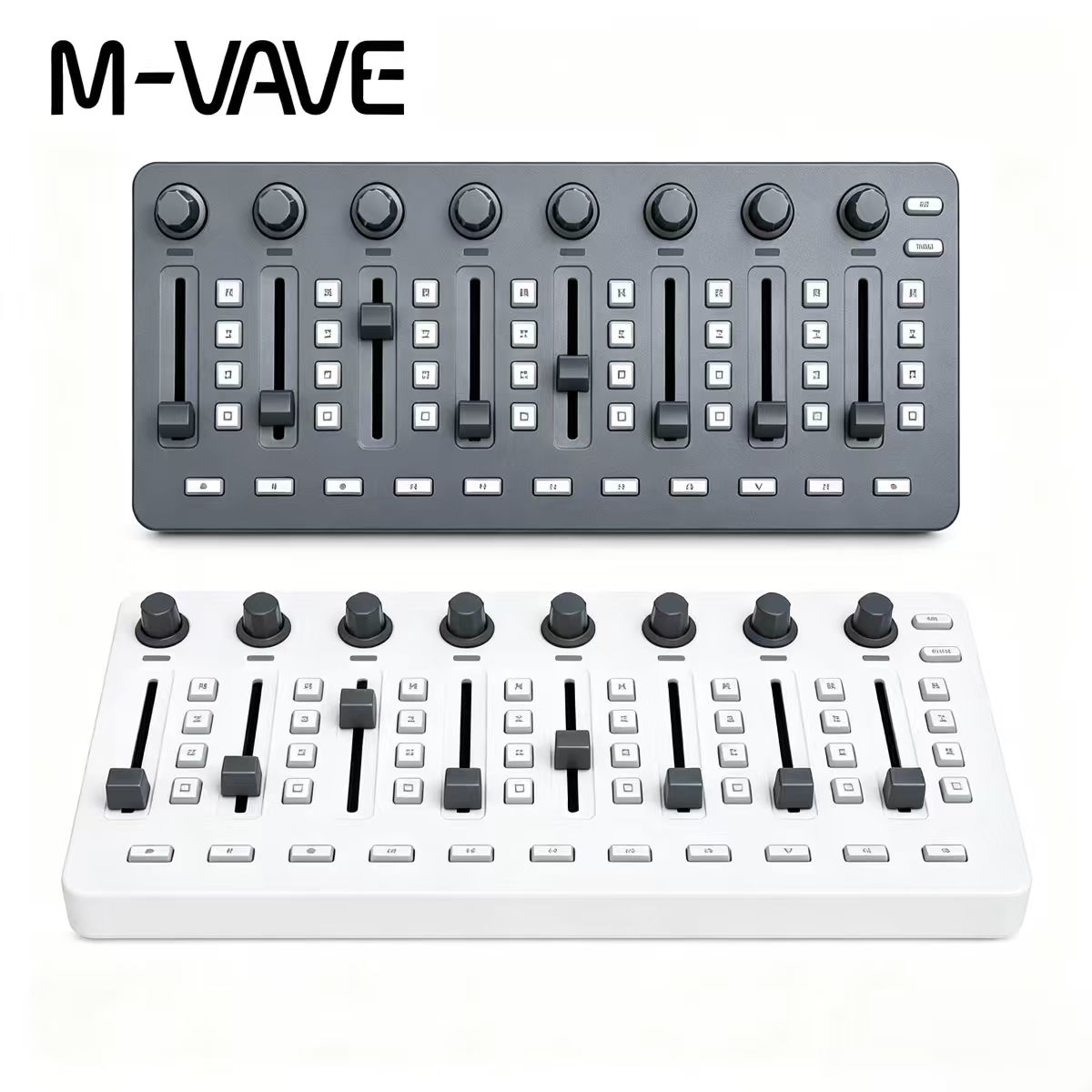 Midi Controller Pad - Беспроводной MIDI-контроллер M-VAVE SMC-MIXER, 43 кнопки