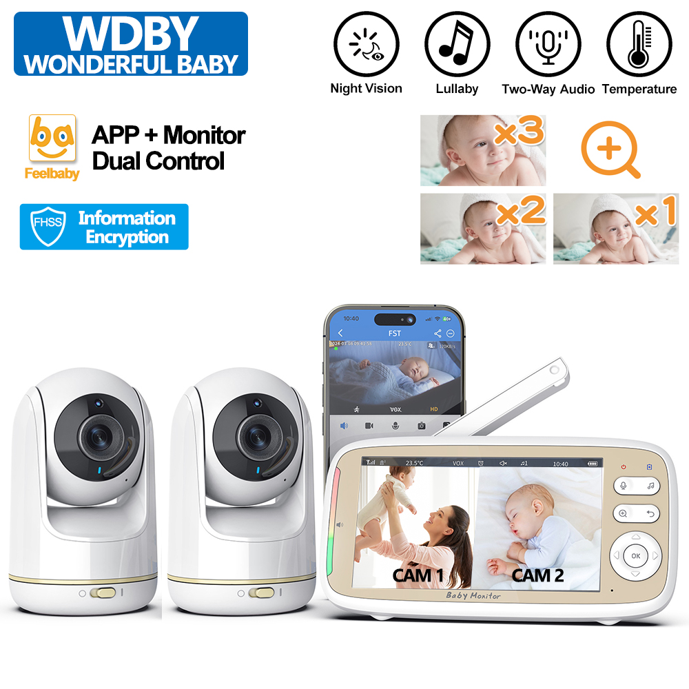 VB803 PRO Baby Monitor, с 2шт  – обзор и цена Audio Hd Music