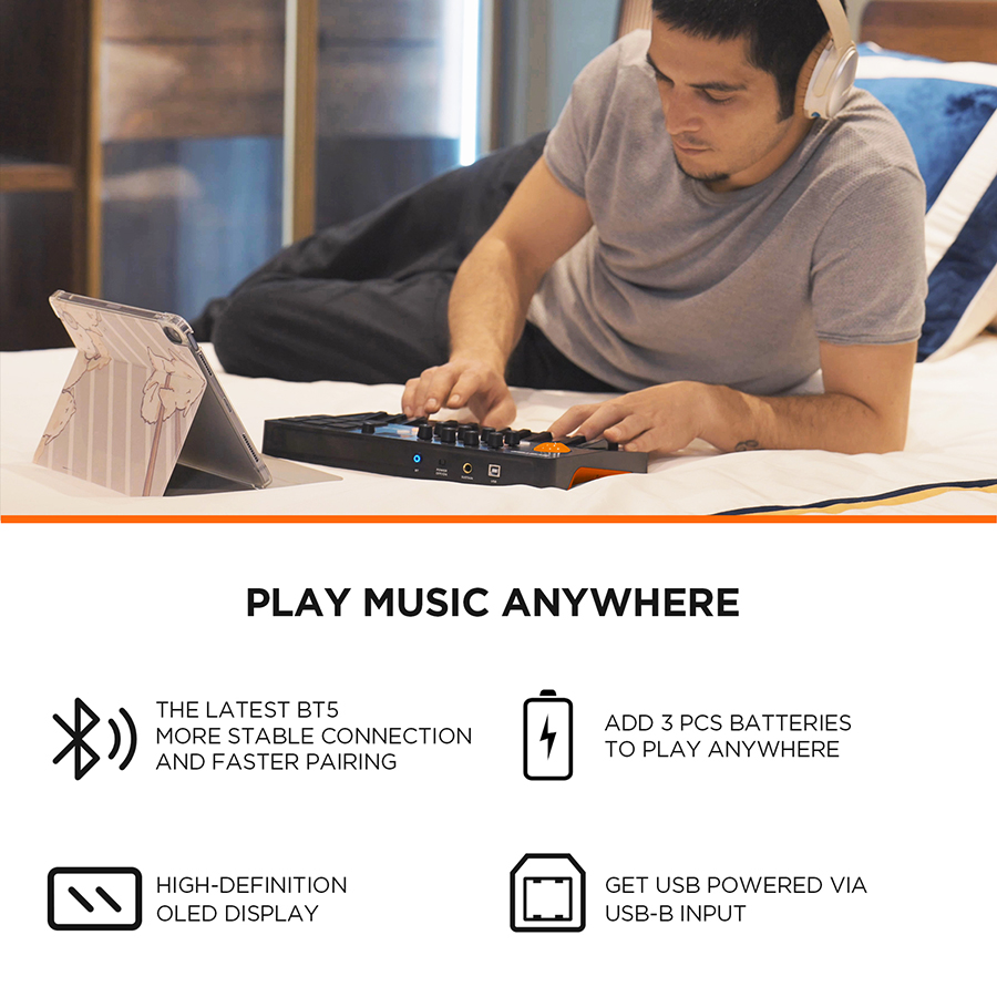 Клавиатурный MIDI-контроллер с – обзор и цена Midi Controller Pad