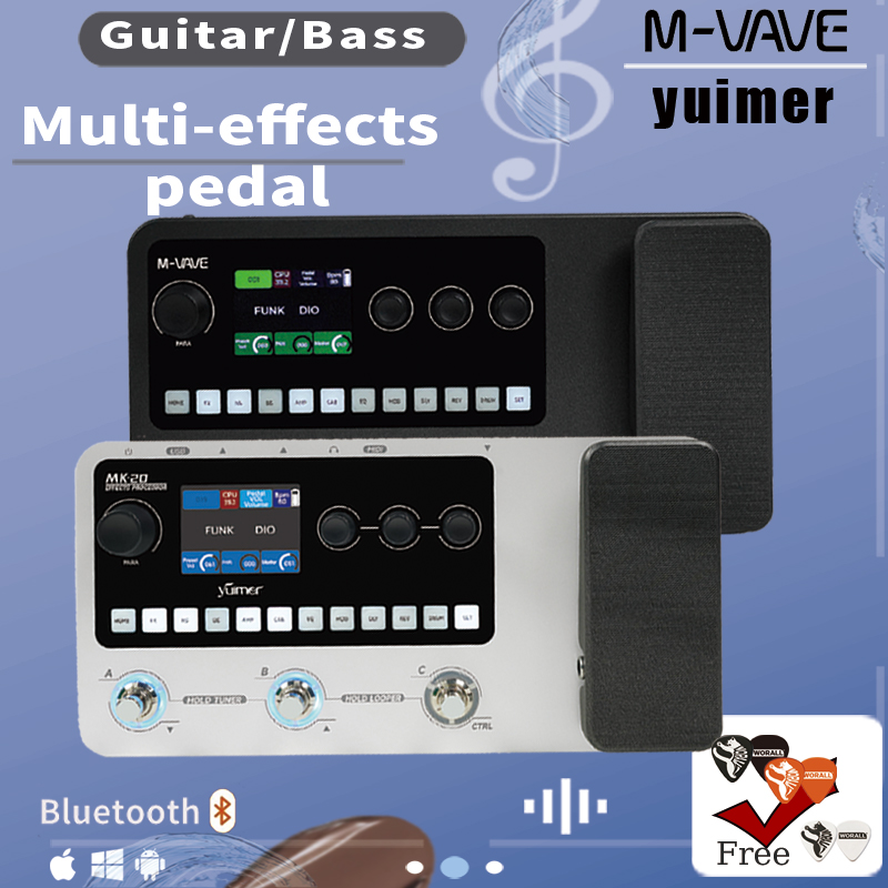 Мультиэффект-педаль M-VAVE/Yui – обзор и цена Looper Pedal Guitar