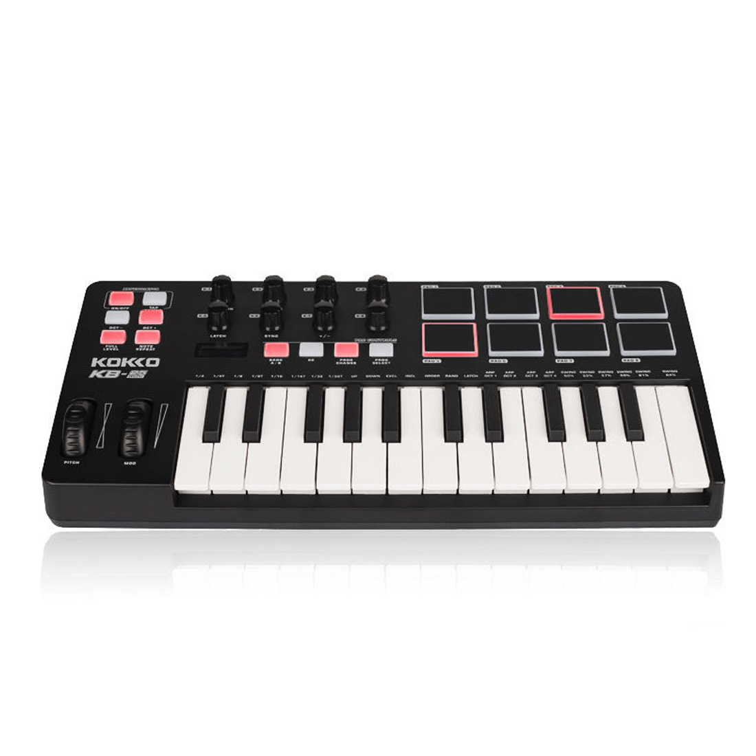 25-клавишная MIDI-клавиатура,  – обзор и цена Midi Controller Pad