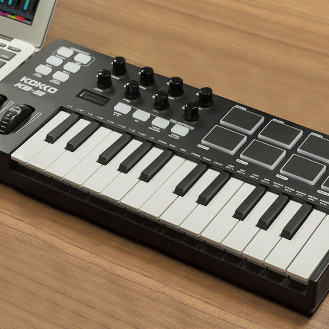 25-клавишная MIDI-клавиатура,  – обзор и цена Midi Controller Pad