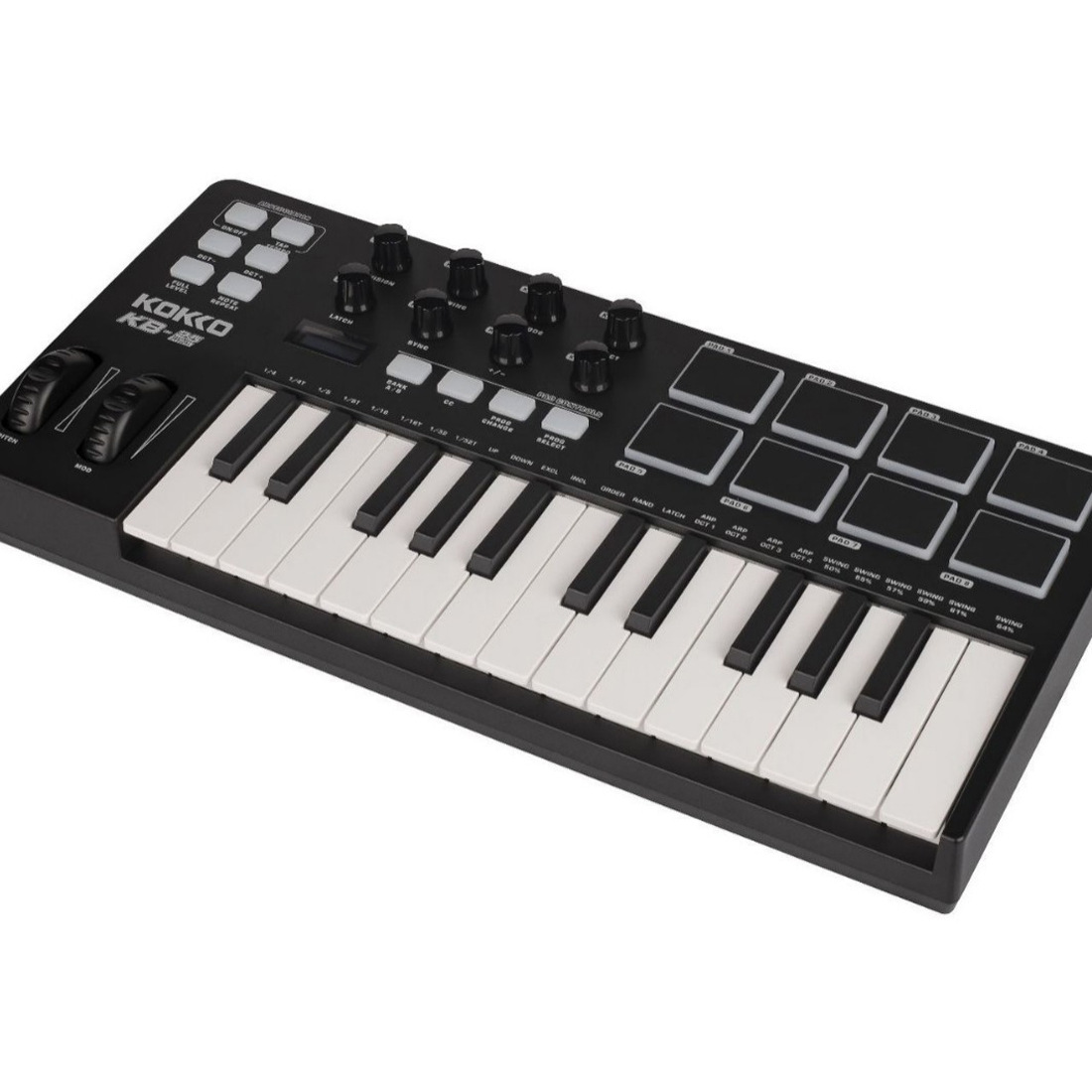 25-клавишная MIDI-клавиатура,  – обзор и цена Midi Controller Pad