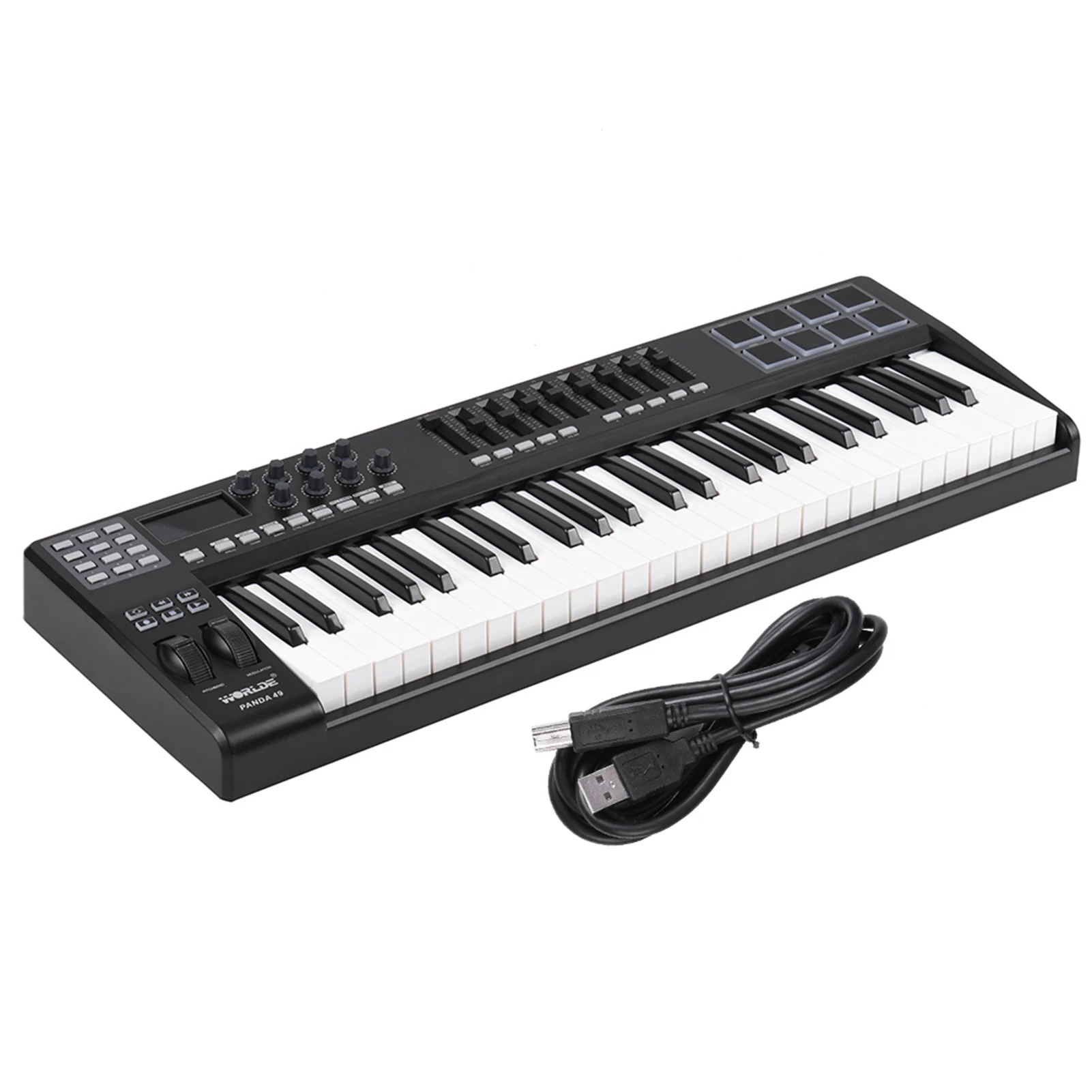 WORLDE PANDA49 Эду Пакет |   M – обзор и цена Midi Controller Pad