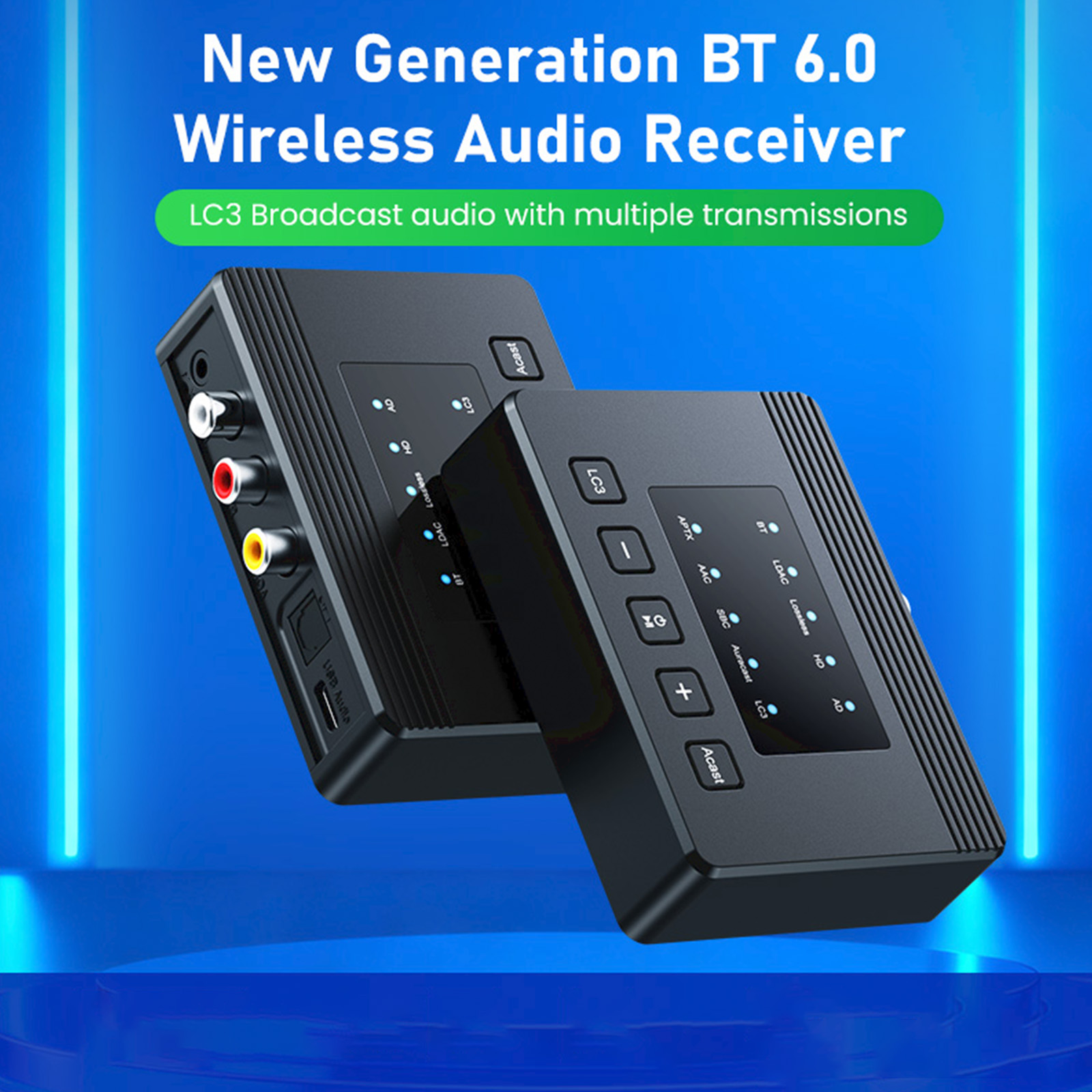 Аудиоприемник Bluetooth 6.0 LD – обзор и цена Audio Hd Music