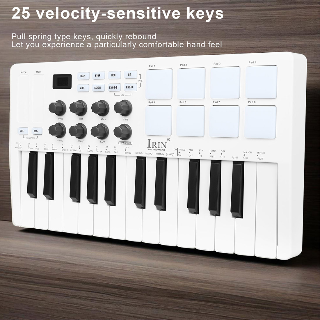 Портативный MIDI-контроллер SM – обзор и цена Midi Controller Pad