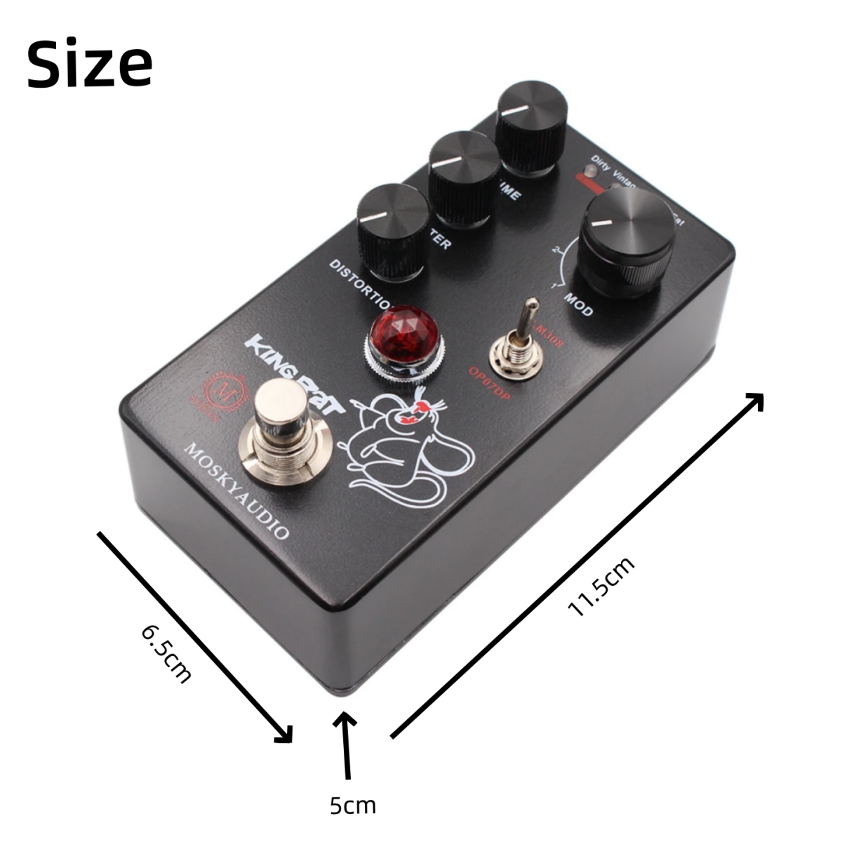 Педаль эффектов Mosky KING RAT – обзор и цена Looper Pedal Guitar