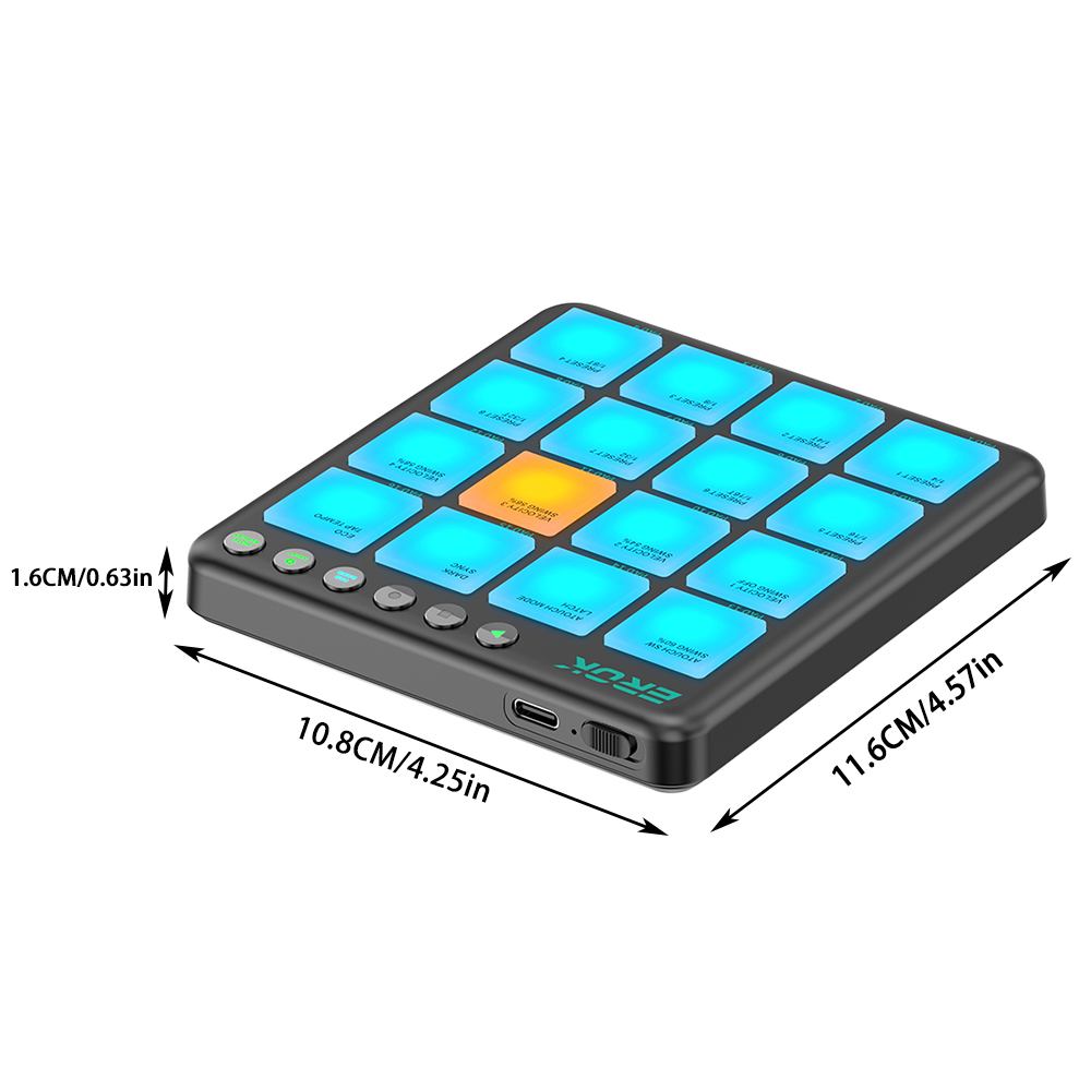 EROK PocketBeats MIDI-контролл – обзор и цена Midi Controller Pad