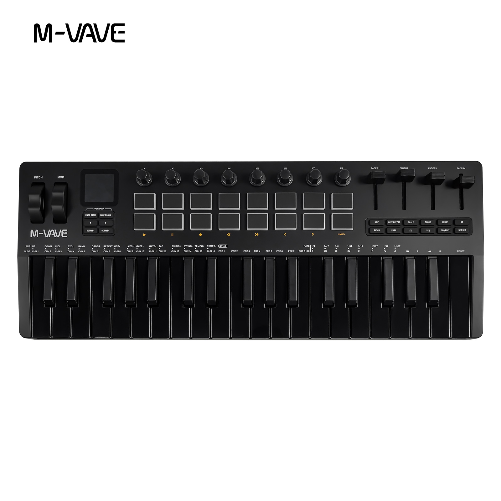 M-VAVE SMK-37 USB MIDI-контрол – обзор и цена Midi Controller Pad